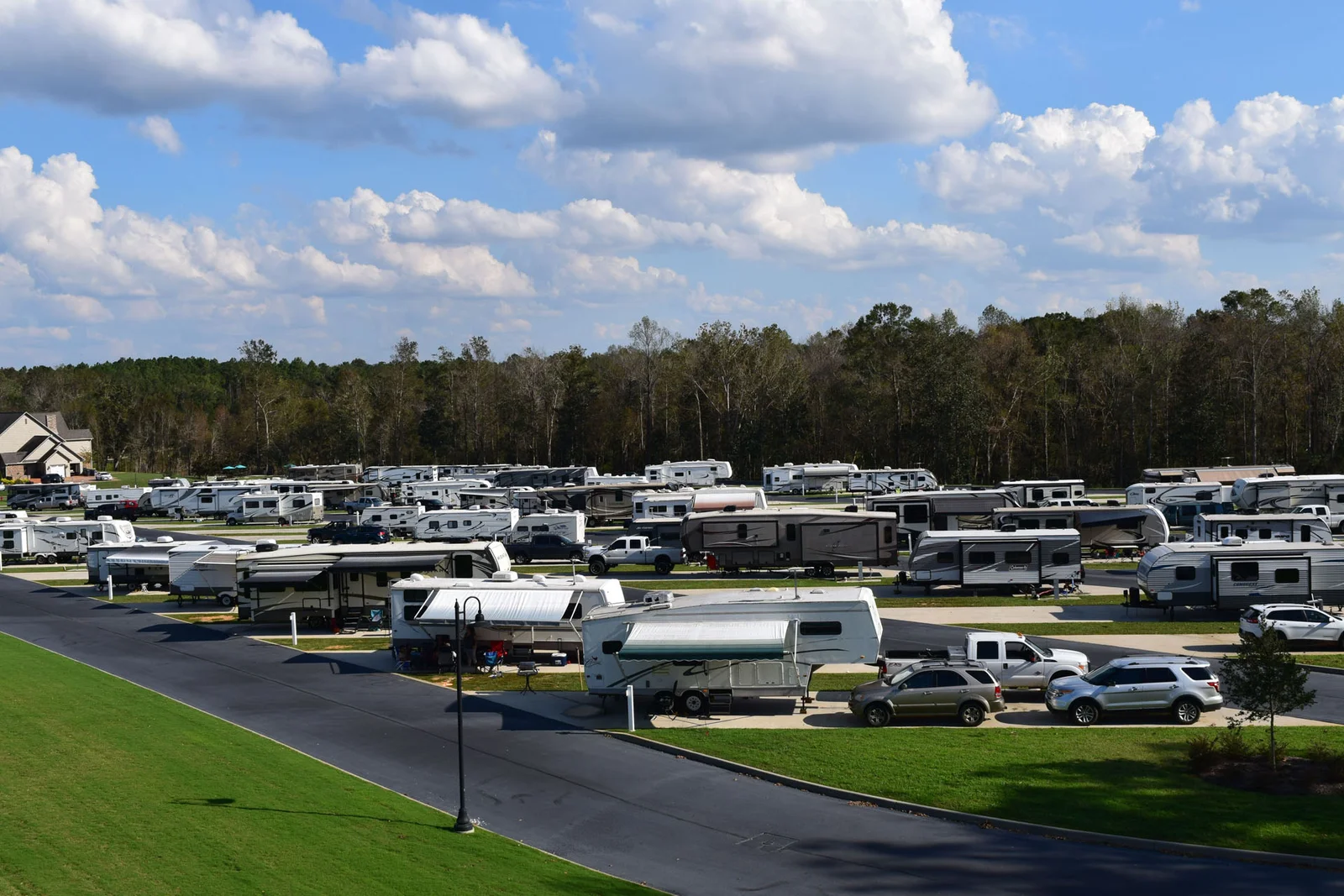 RV sites at The Crossing at Big Creek